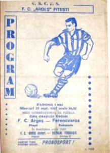 1967.09.20., Pitesti, Arges Pitesti - Ferencváros: 3-1, VVK